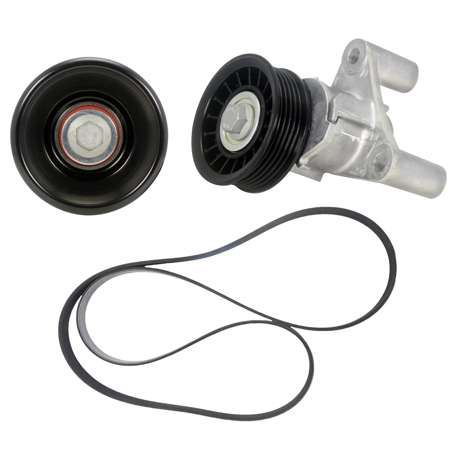 Drive Belt Idler Pulley Tensioner Kit for GMC Canyon Savana 1500 (2004–2012)