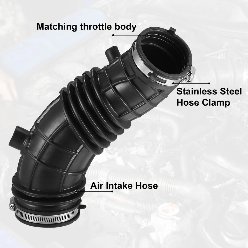 Air Cleaner Intake Hose Tube with Clamps for Honda Accord 2.4L (2008–2012)