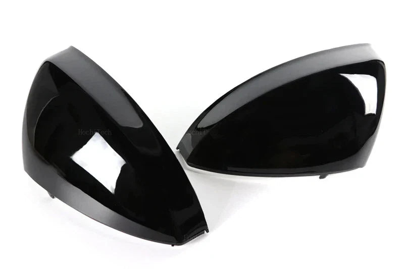 Gloss Black Side Wing Mirror Caps w Lane Assist for Audi TT TTS (2014–2023)