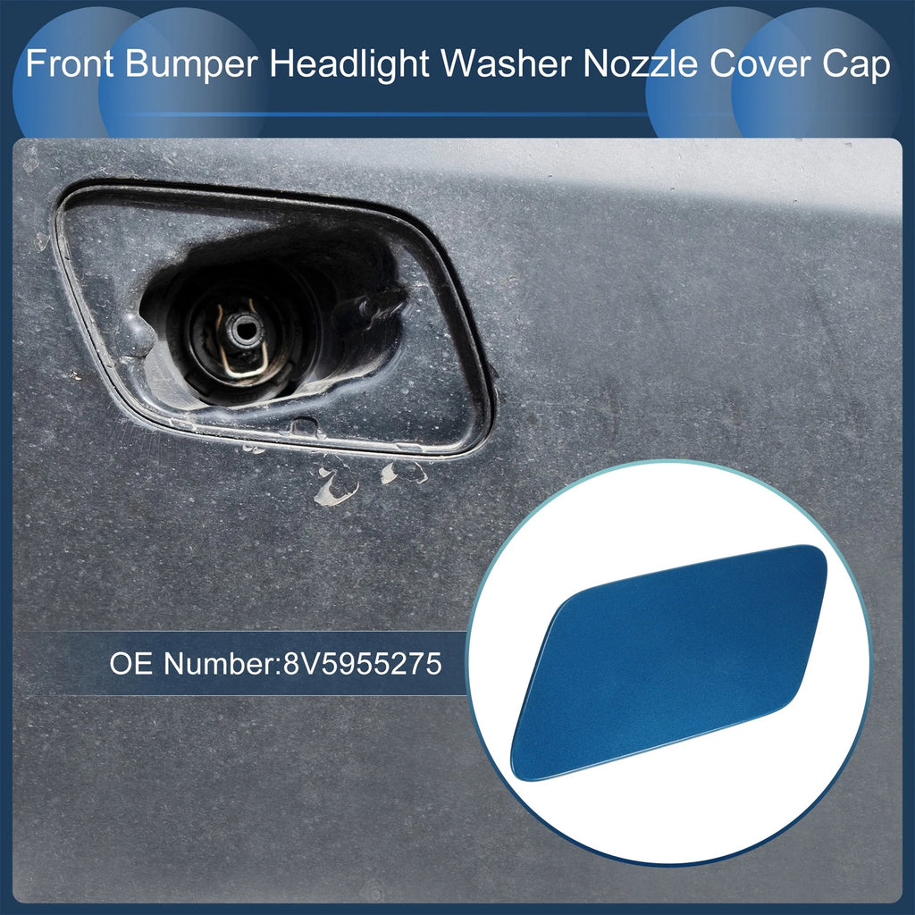 Front Left Washer Nozzle Cover Cap for Audi A3 8V (2013–2016) Blue