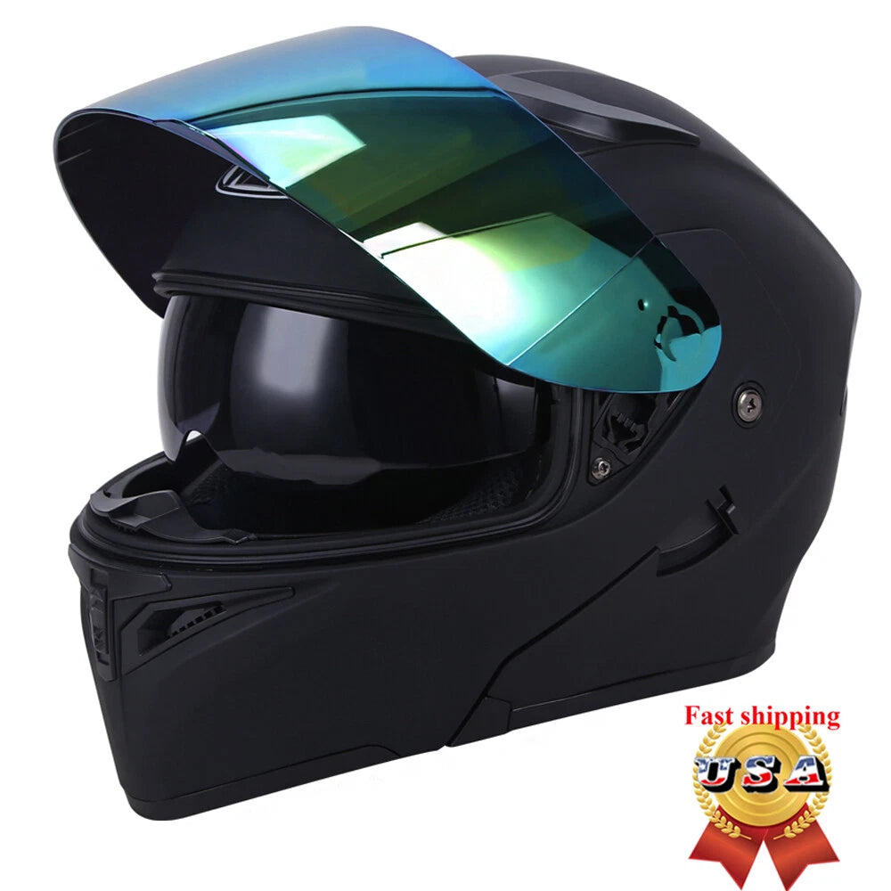 DOT Modular Full Face Helmet for ATV Motocross (M, L, XL, XXL)