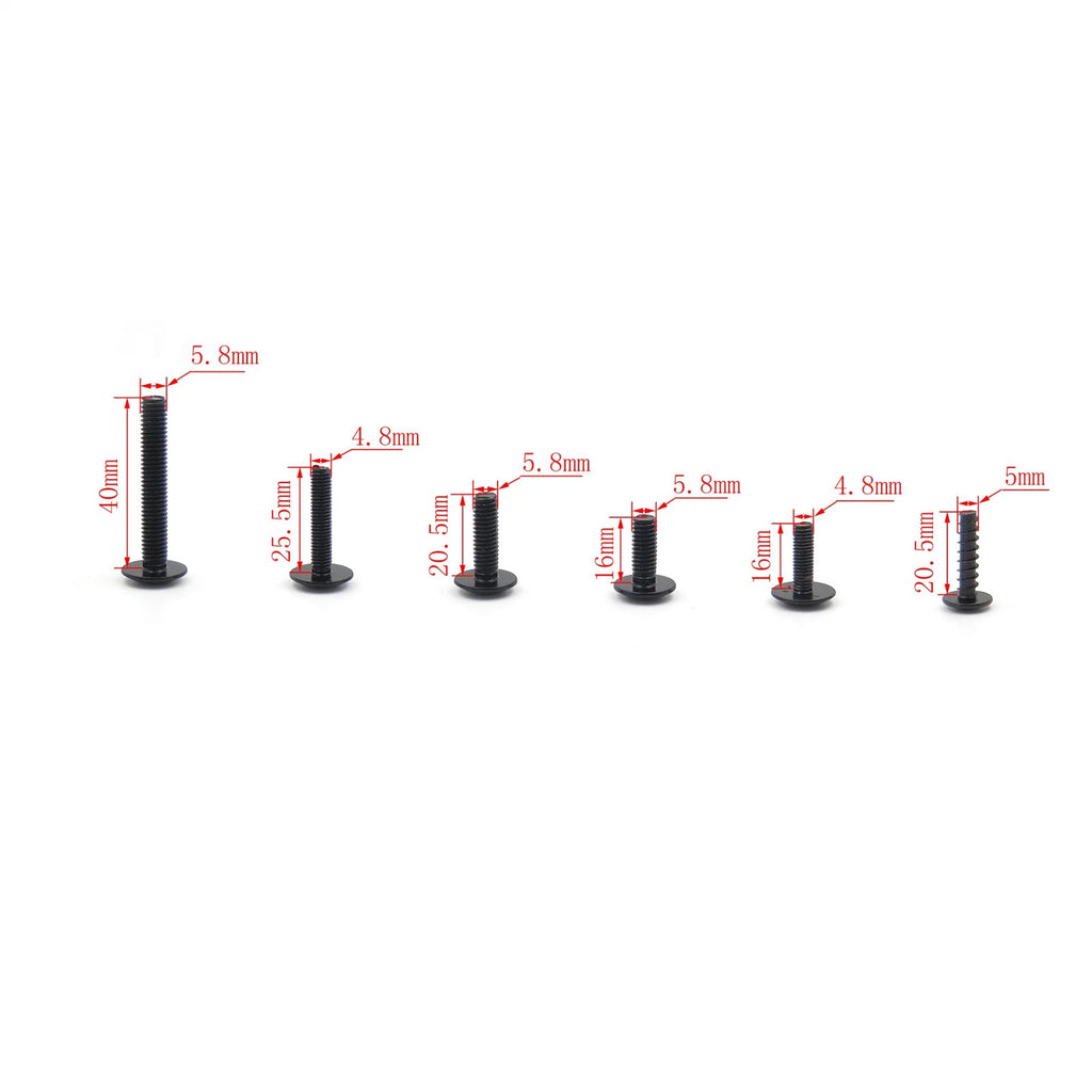 Round Fairing Bolt Kit for Honda CBR & Suzuki Hayabusa (M5 & M6)