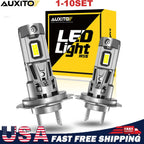 2X H7 LED Headlight Bulbs for