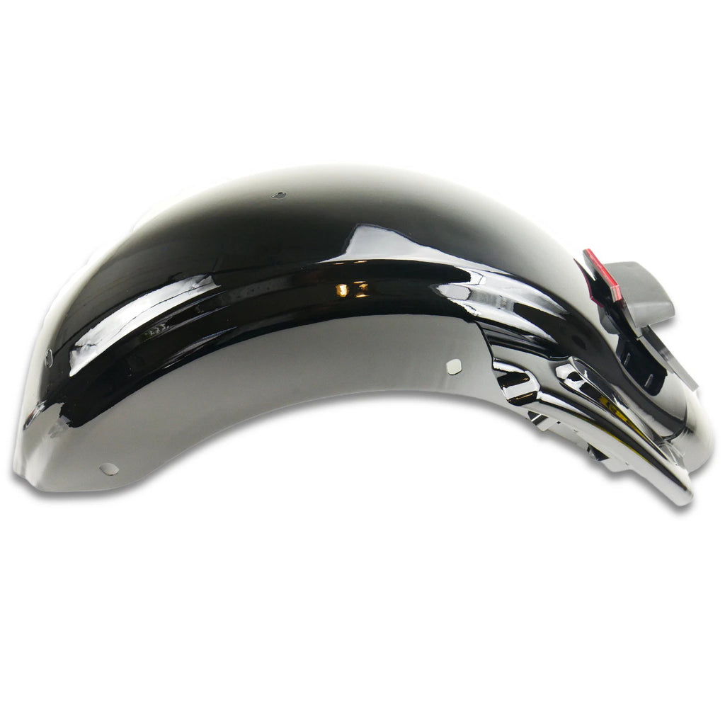 Black Rear Fender with LED Lights for Harley Touring Electra Glide (2009–2013)