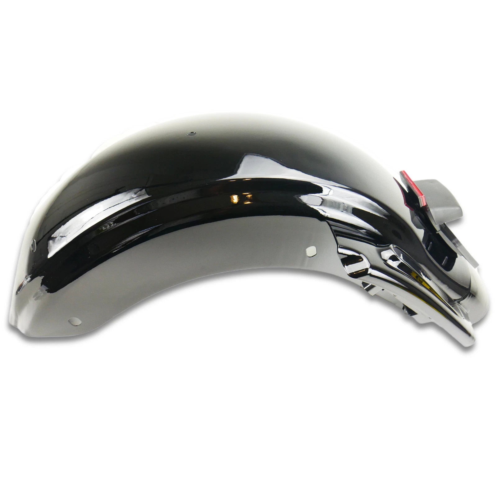 Black Rear Fender with LED Lights for Harley Touring Electra Glide (2009–2013)