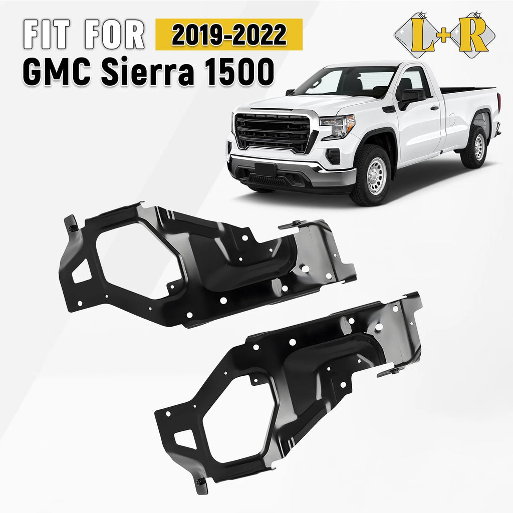Steel Front Outer Bumper Bracket Set for GMC Sierra 1500 (2019–2022)