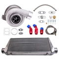 GT45 Turbocharger and Tube Fin Intercooler for Universal (—)
