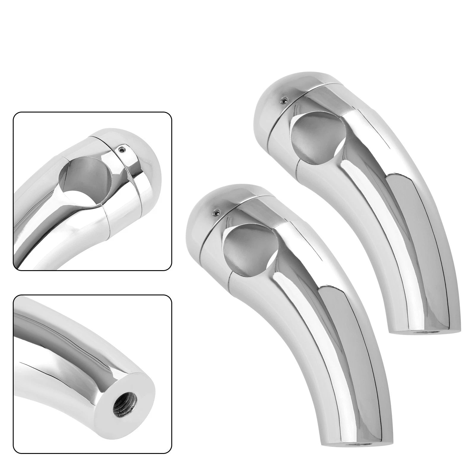 3.5" Handlebar Risers for Yamaha V-Star, Honda, Suzuki Boulevard, Kawasaki VN