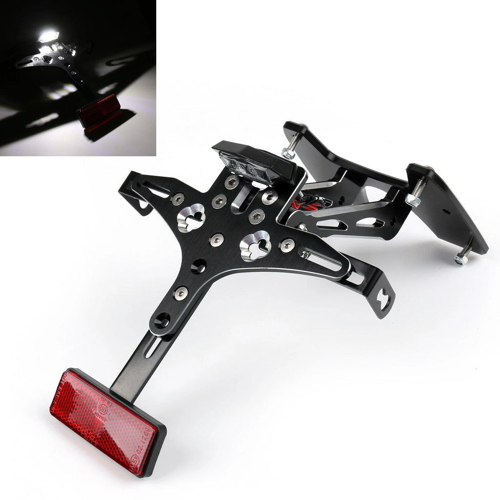 License Plate Holder Bracket with LED Light for Suzuki GSXR 600 750 (2006–2007)