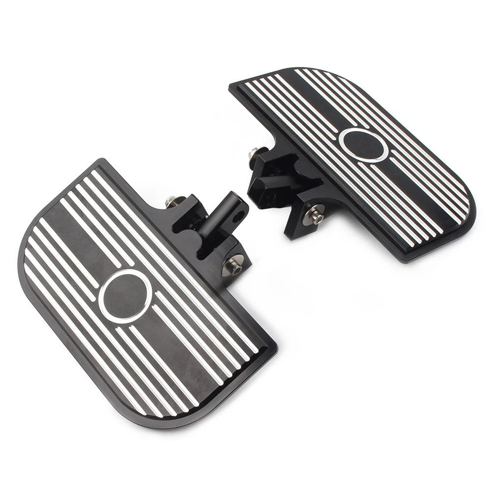 2X Mount Passenger Floorboards Pedal Pads for Harley Sportster XL D