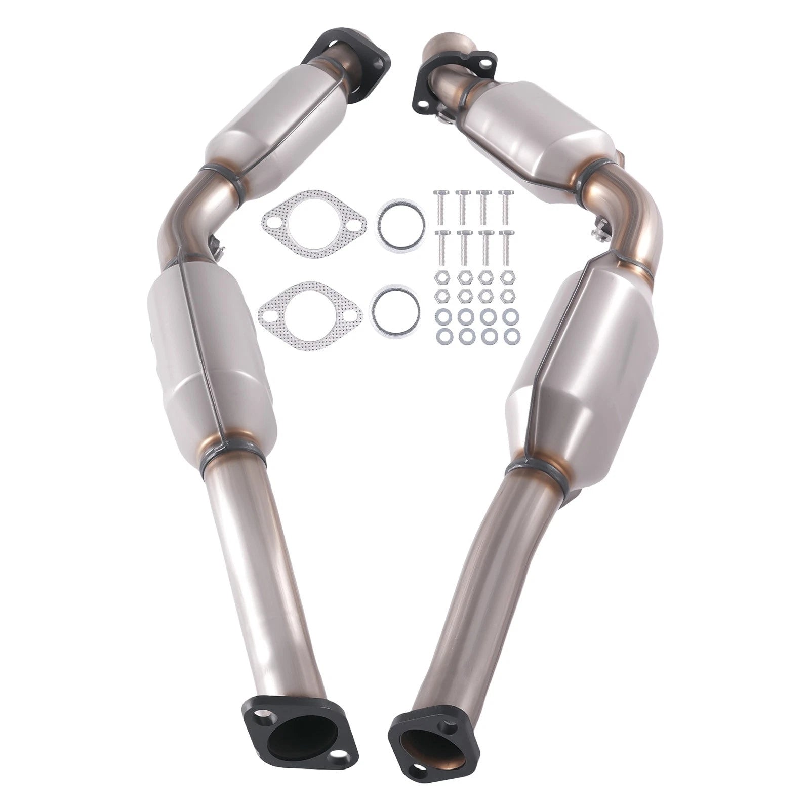 2X Catalytic Converter for Ford Crown Victoria 4.6L (2003–2011) Stainless Steel