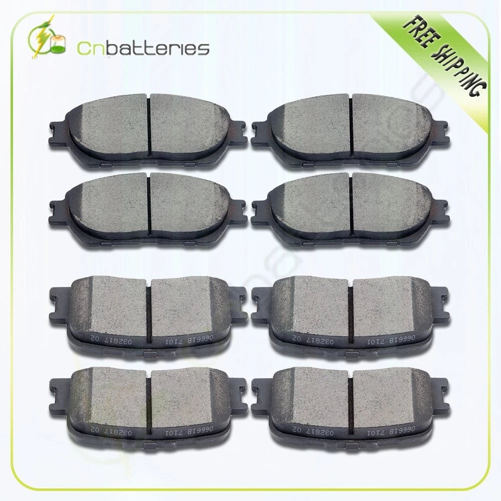 Set of 4 Ceramic Brake Pads for Lexus ES300 ES330 (2002–2006)