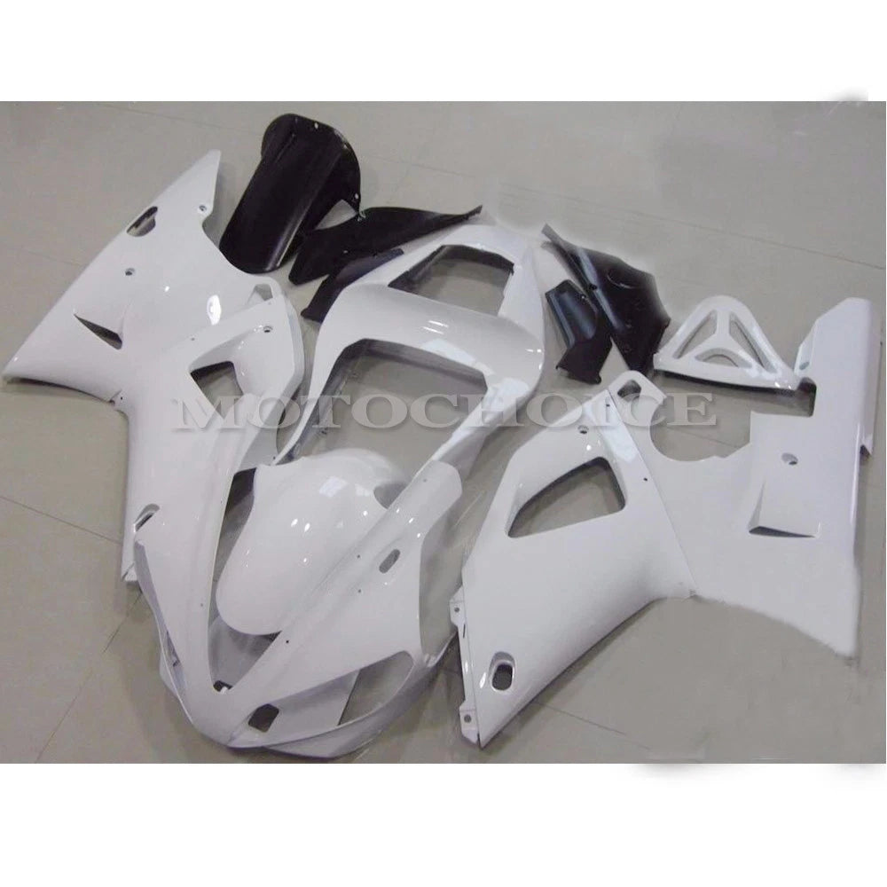 Glossy White Fairing Kit for Yamaha YZF R1 (2000–2001)
