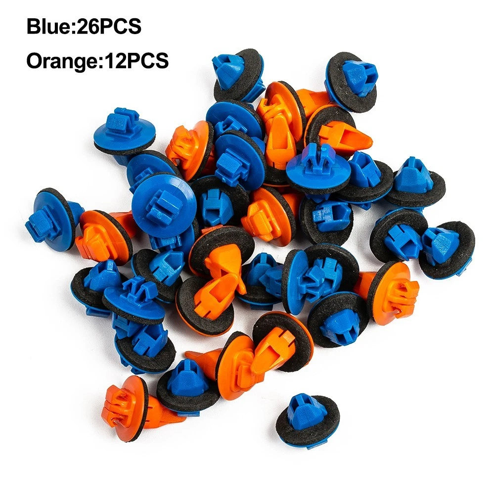 Set of 38 Retainer Clips for Mudguard 75495-35010 75397-35010