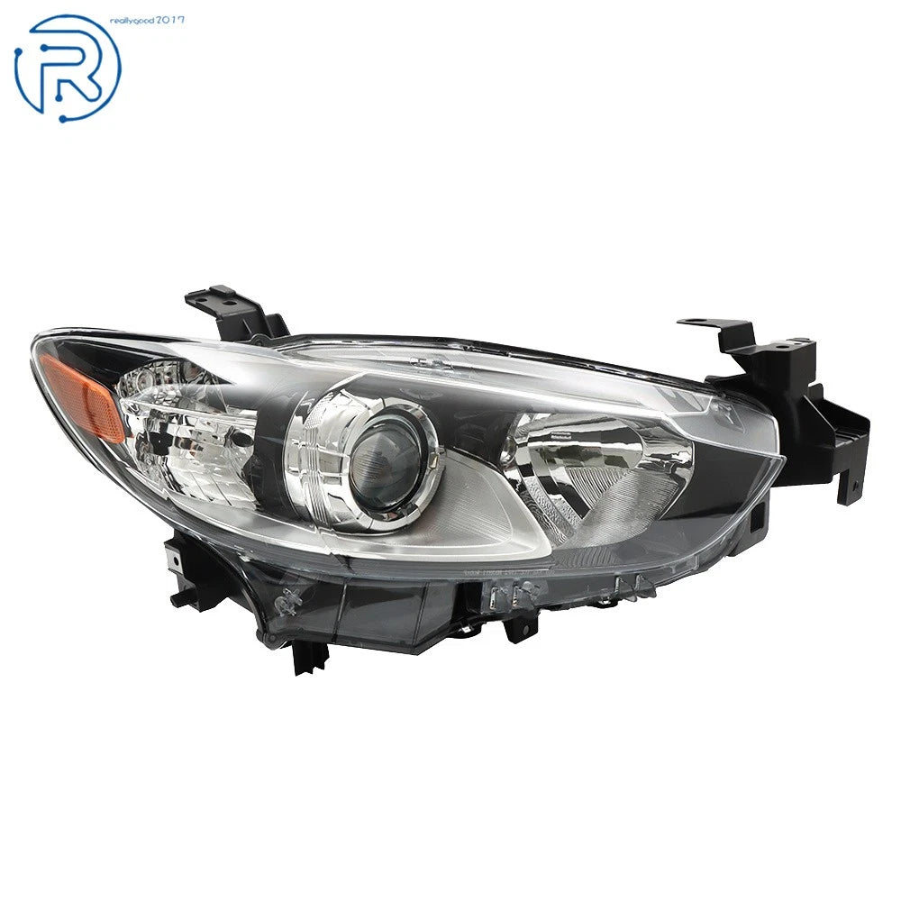 Passenger Right Side Headlight for Mazda 6 (2014-2017) Halogen Black Housing