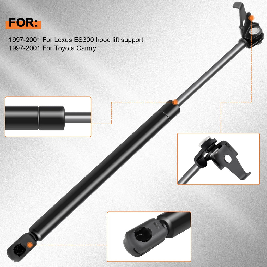 2X Hood Lift Supports for Lexus ES300 (1997-2001)
