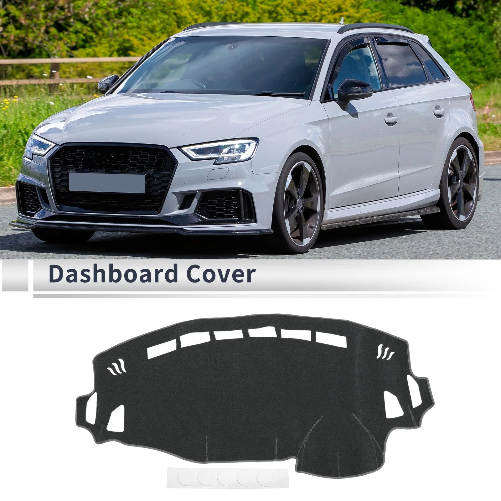 Dashboard Dash Cover Mat for Suzuki Spandia MK32S MK42S (2013–2017) Gray