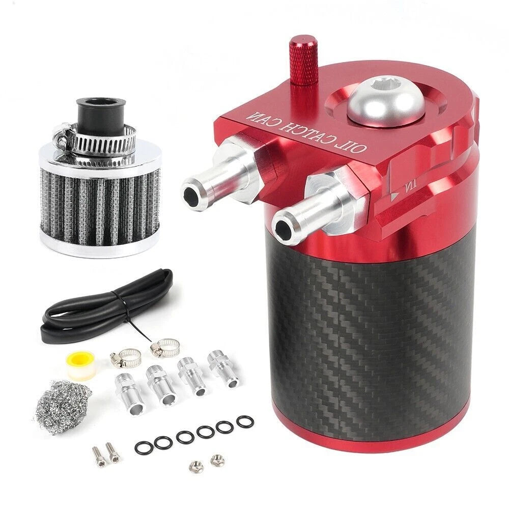 Carbon Fiber Oil Catch Can Kit for Universal Applications
