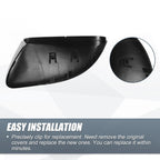 Right Mirror Cover Cap Gloss Black for Volkswagen Golf MK6, Touran (2010–2014)
