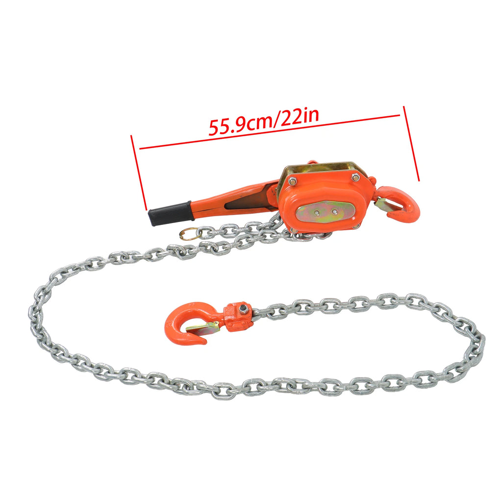6600lb Lever Block Chain Hoist for Lifting (10ft)