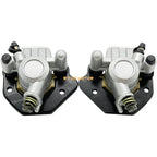 Front Left Right Brake Calipers & Pads for Kawasaki Bayou 300 (1988–2004)