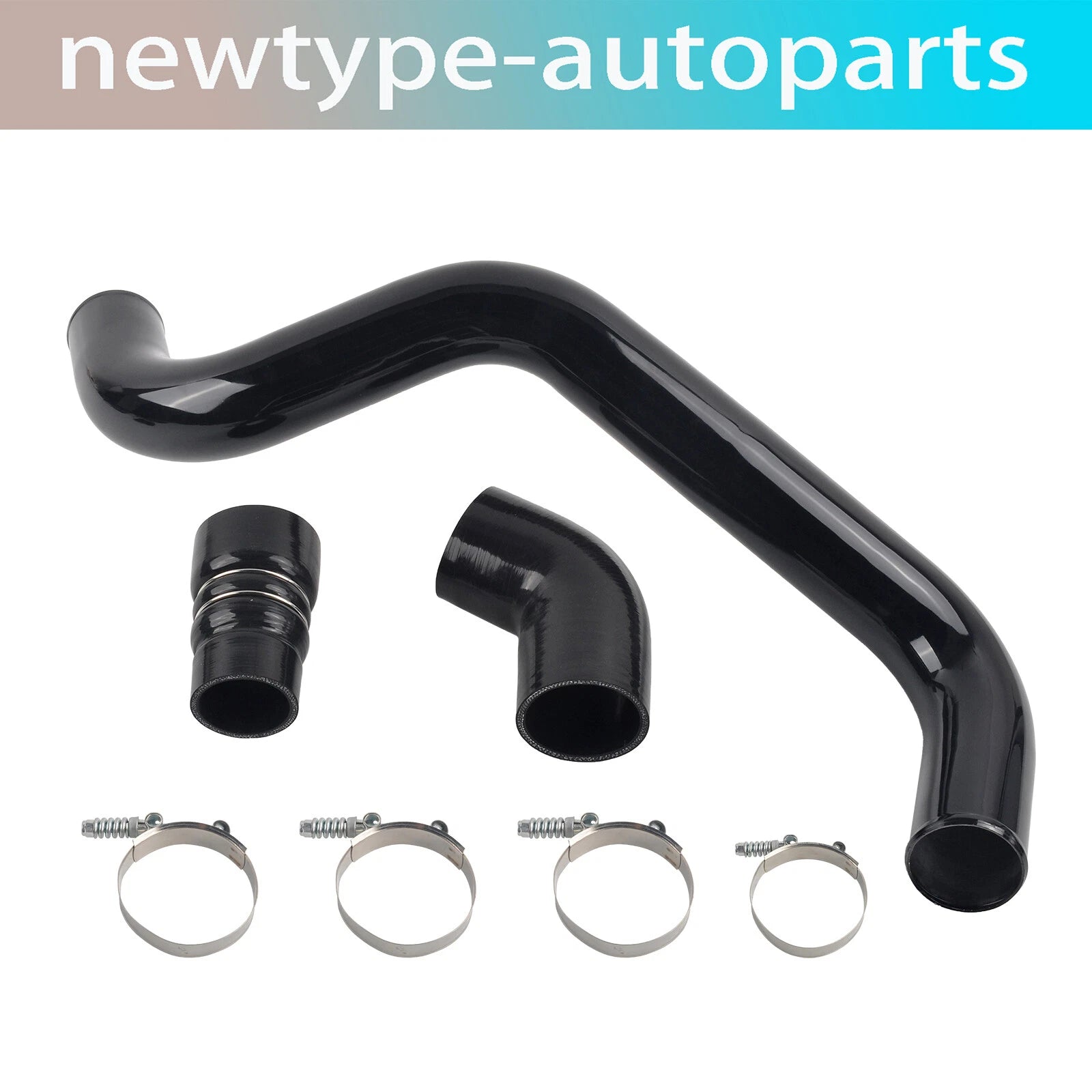 Intercooler Pipe Boot & Clamps Kit for GMC 6.6L Powerstroke (2004–2010) 3"