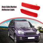1 Pair Rear Bumper Side Marker Reflector Red for Nissan  265655C000 265605C000
