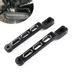 Billet Heel Toe Shift Lever Black & Silver for Harley Tour Electra Street Glide (2009-2023)
