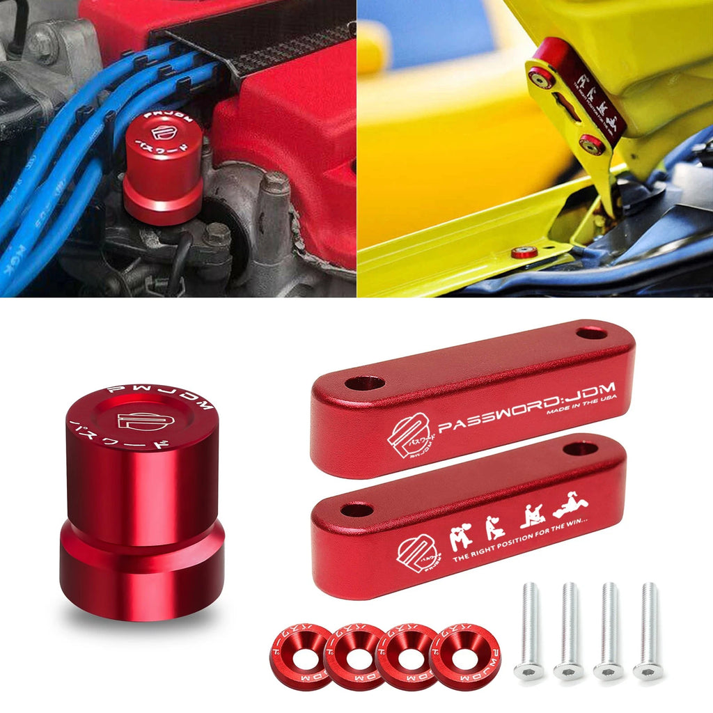 Front Hood Vent Spacer Riser for Honda Acura (2013–2021)