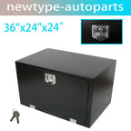 Black Steel Tool Box for Pickup Truck (36"x24"x24")