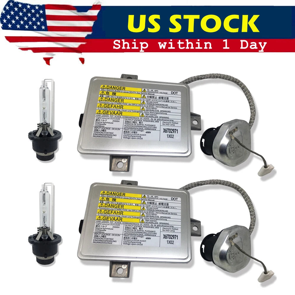 Set of 2 HID Xenon Headlight Ballast & Igniter & Bulb for Acura TL (2002–2005)