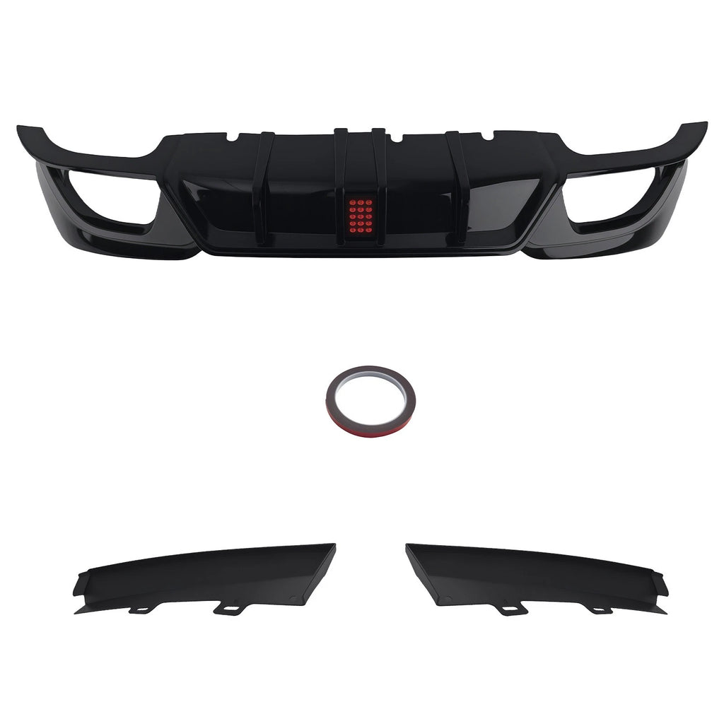 Rear Lower Diffuser with LED Light for BMW 3 Series (2019–2022)
