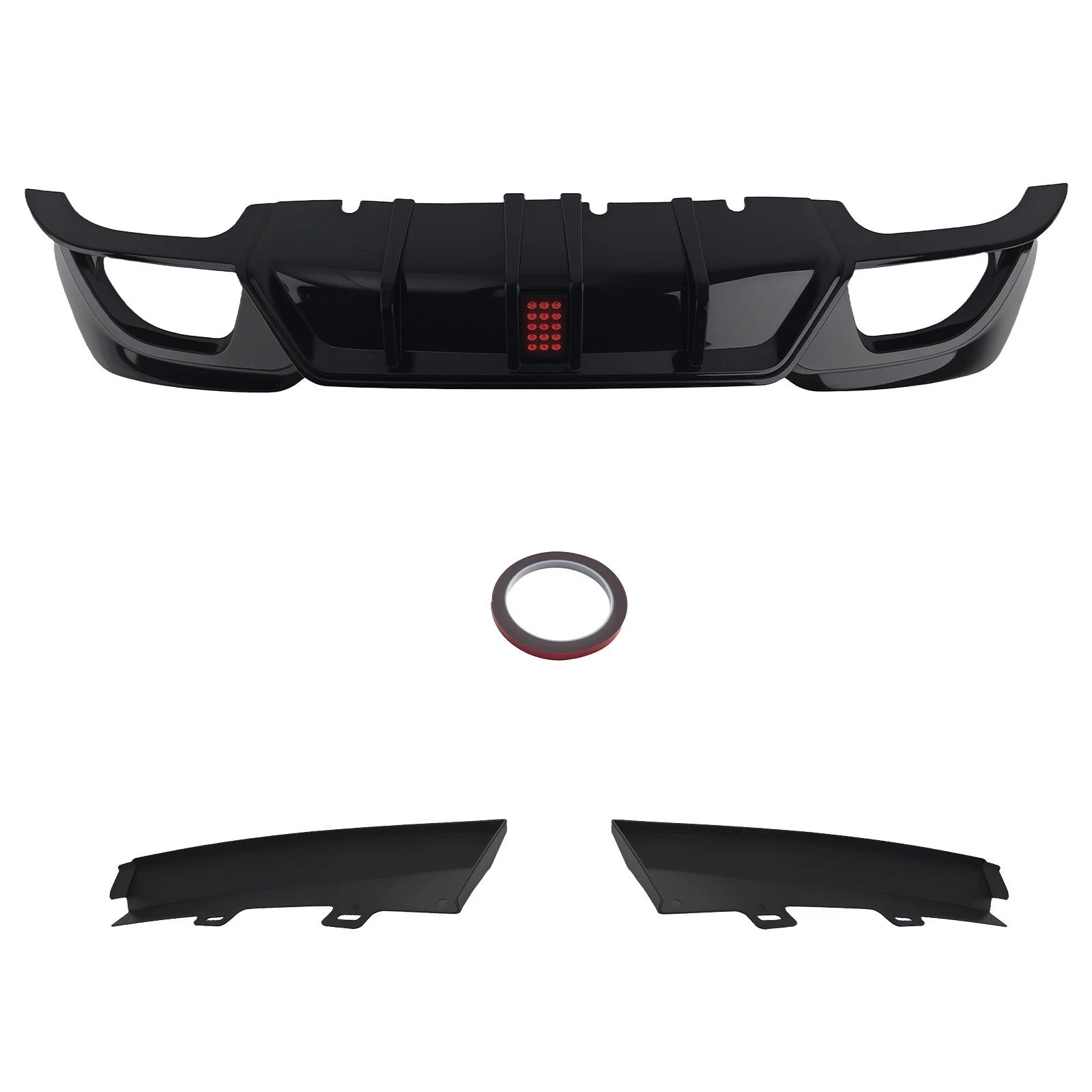 Rear Lower Diffuser with LED Light for BMW 3 Series (2019–2022)