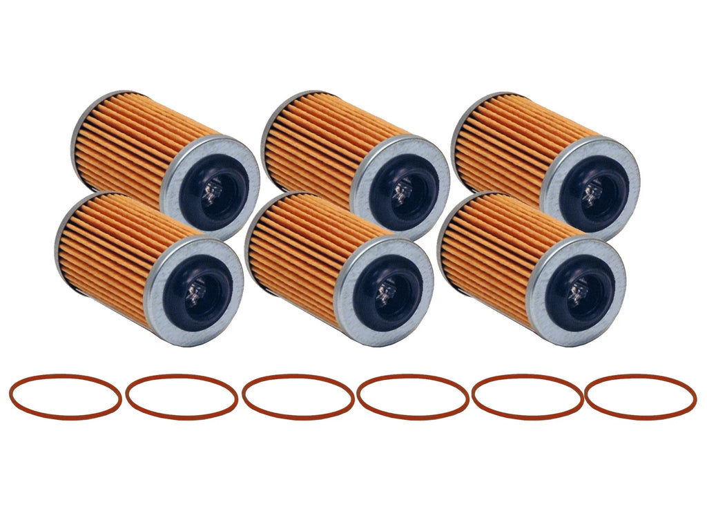 Set of 6 Engine Oil Filters for Cadillac Chevy GMC Pontiac Saab V6