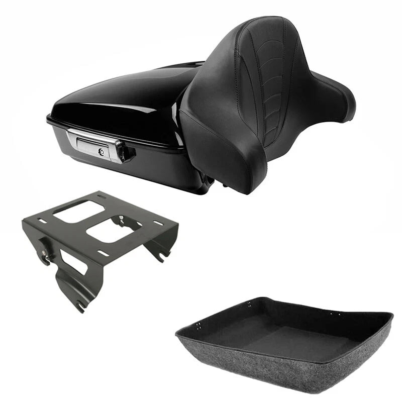 Chopped Trunk Backrest Pad for Harley CVO Street Glide (2014–2026)
