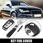 Key Fob Cover for Audi A1 A3 Q3 Q7 (745065578049) Silver Tone