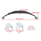 Single Trailer Axle Suspension Kit for 7000lbs Trailers (Year Range)