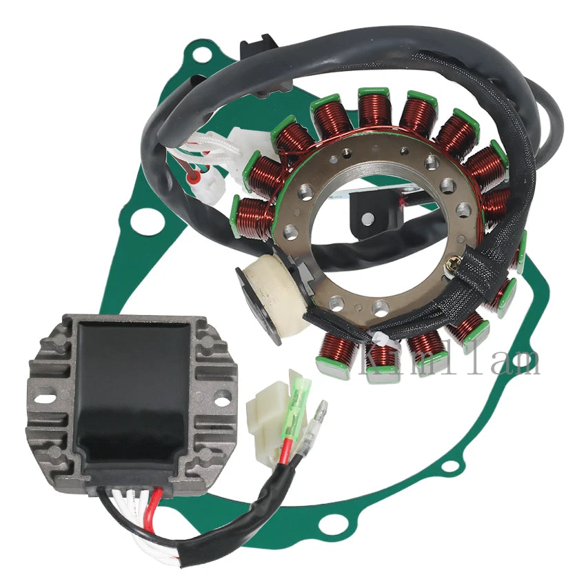 Stator Coil, Regulator Rectifier, Gasket for Yamaha YFM350X Warrior 350 (1996–2001)