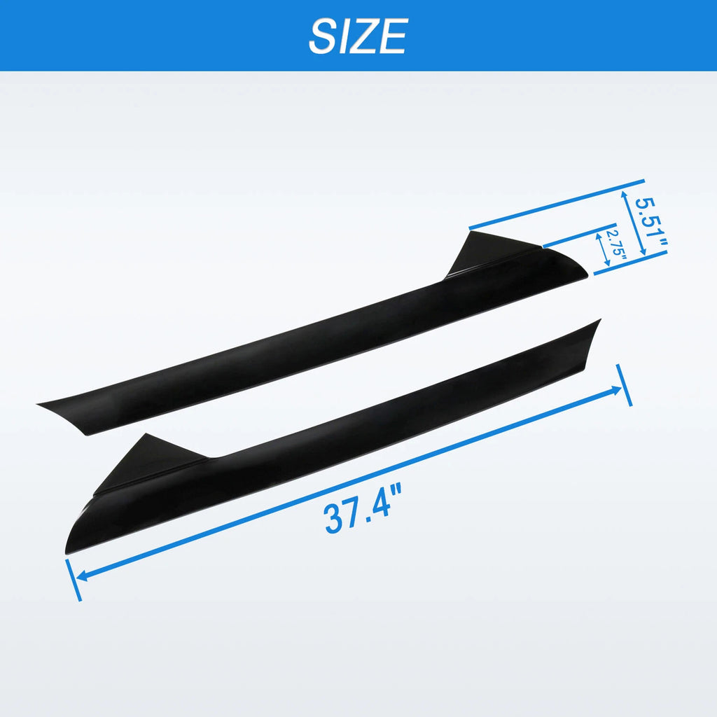 Set of 2 Windshield Outer Trim Molding for Ford Explorer (2011-2019)