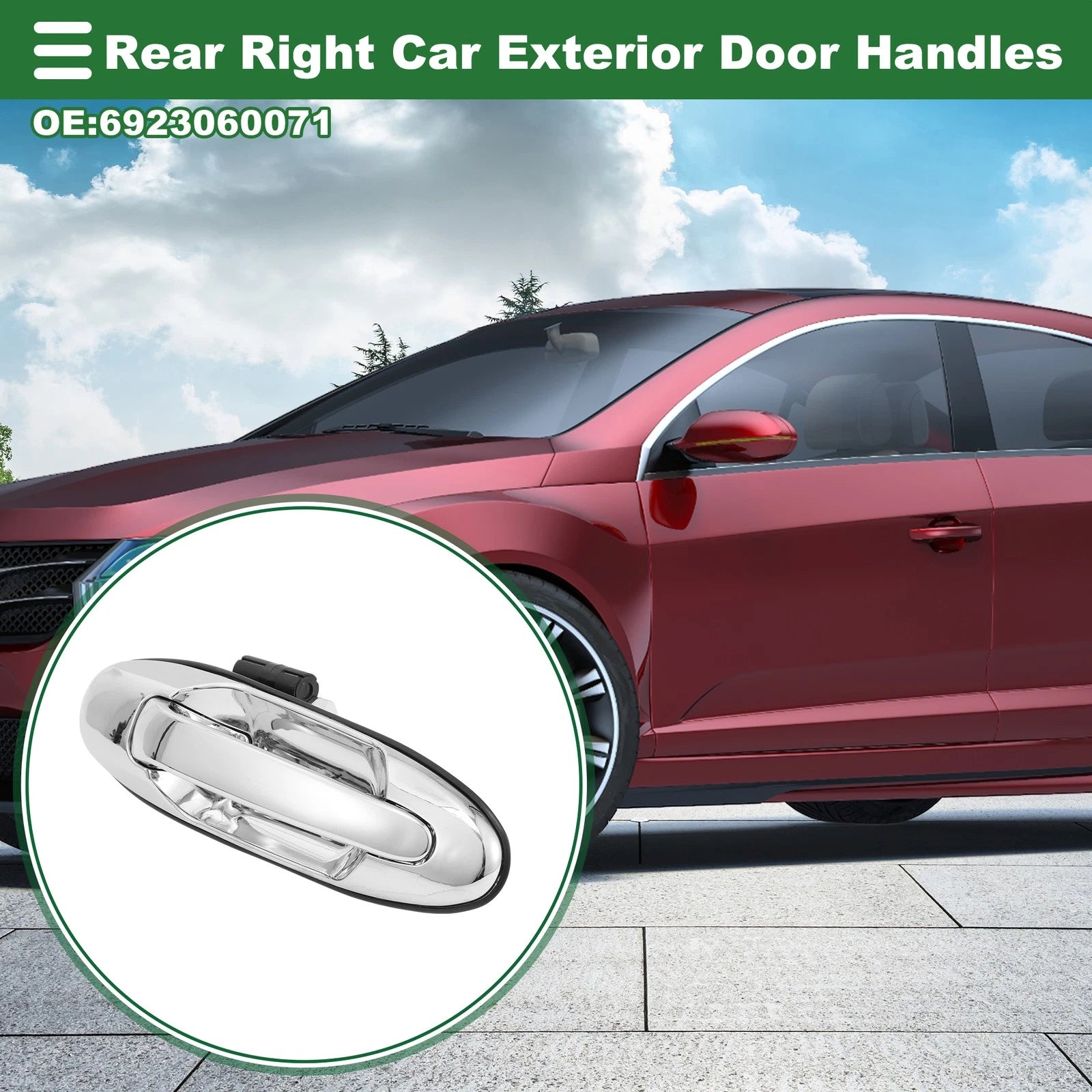 Rear Right Door Handle No. 6923060071 for Toyota Land Cruiser (1998–2007)