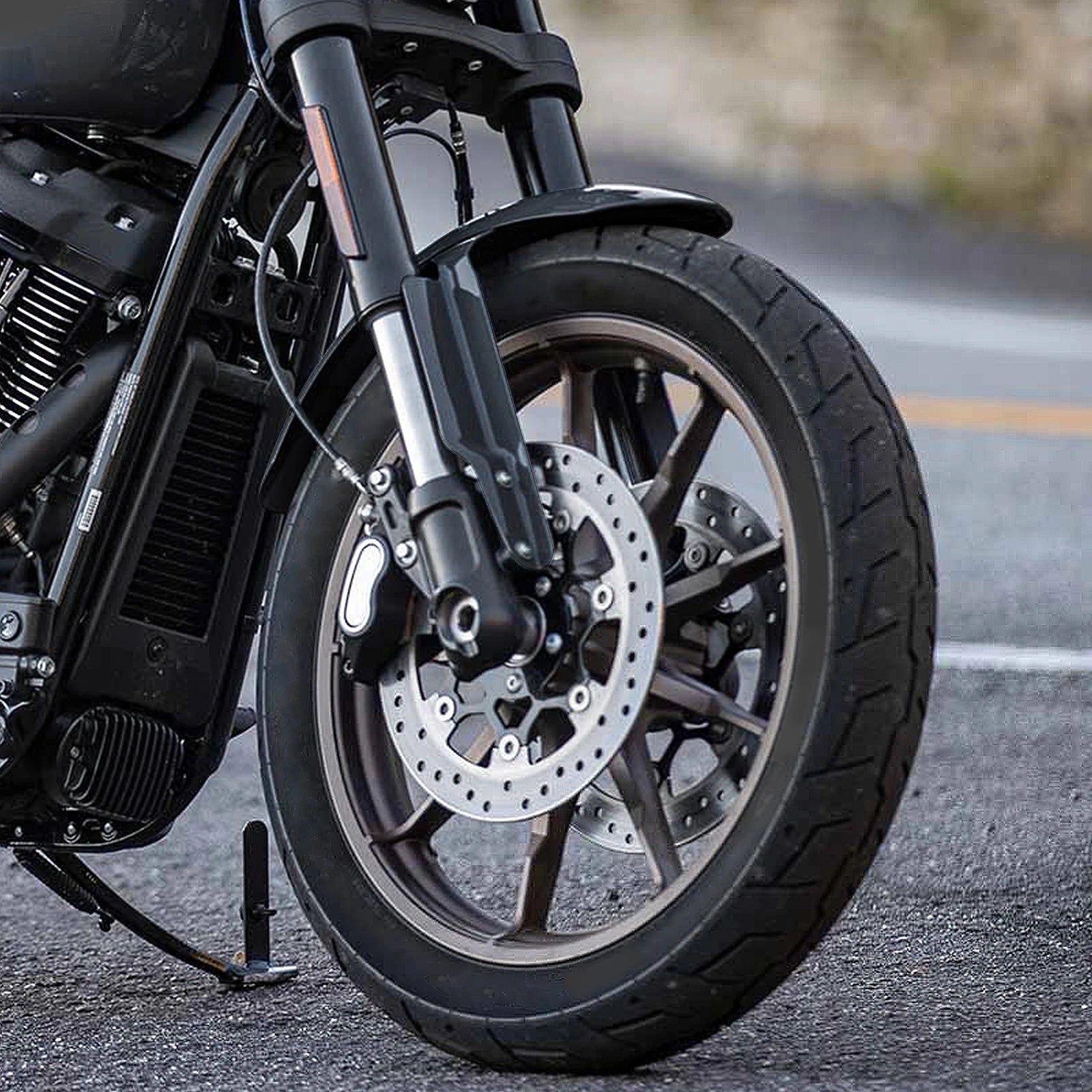 Front Fender for Harley Low Rider S (2020–2025) 22-2025 Vivid Black