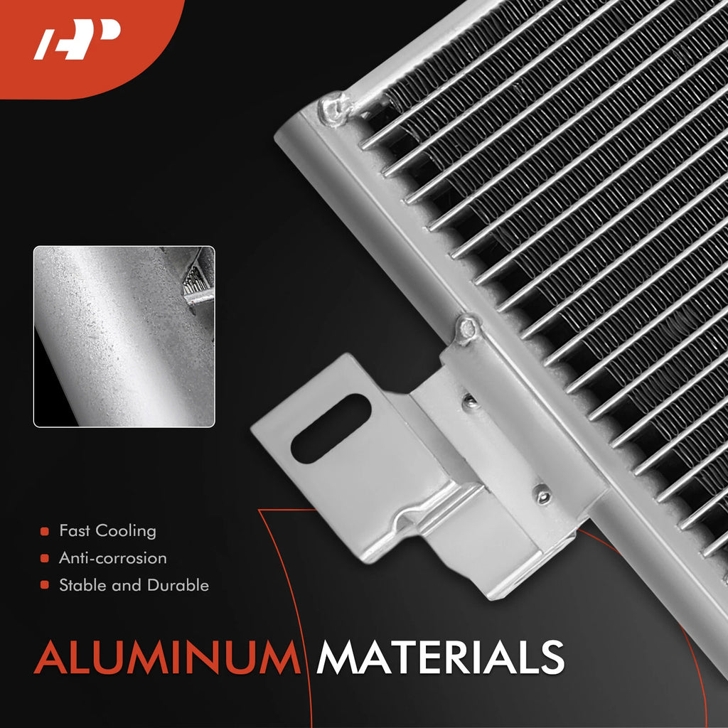 A/C Condenser with Bracket for Buick LeSabre Pontiac Bonneville (2000–2005)