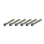 6pcs M6x50mm Titanium Torx Head Flange Screws for Motorcycle Bike