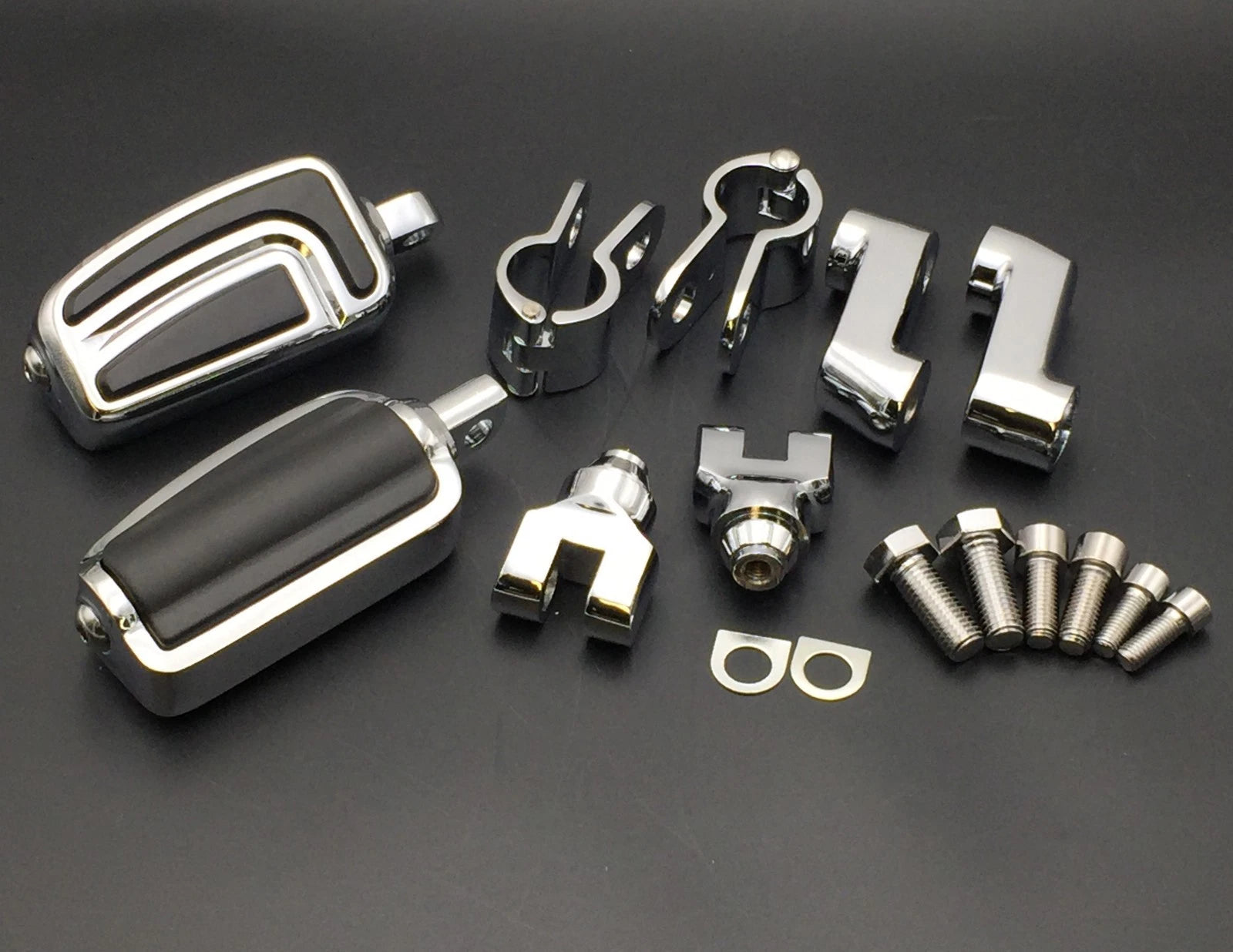 AirFlow FootPeg Mount Bracket for Harley Road King Sportster 883 CVO