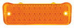 LED Turn Signal Parking Lights Amber Lens Pair for 1966 Chevy Impala