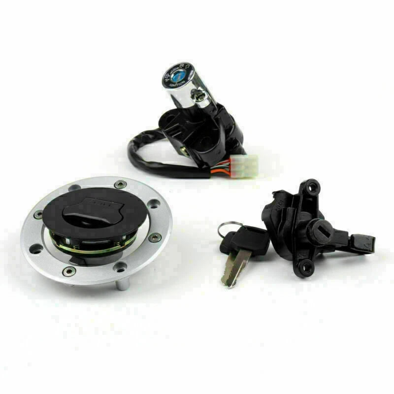 Ignition Switch Lock & Fuel Gas Cap Key Set for Suzuki GSF600 GSF1200 (T9)