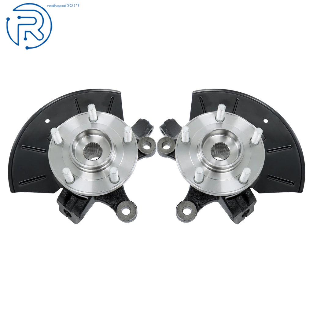 2X Front Wheel Bearing Hub Knuckle Assembly for Ford Escape (2001)