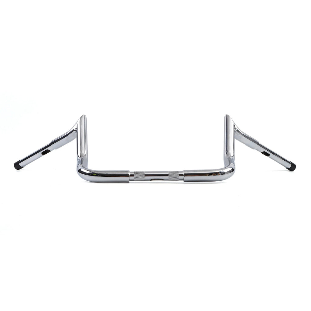 10" Meathook Ape Hanger Handlebars for Harley Touring Street Electra Glide