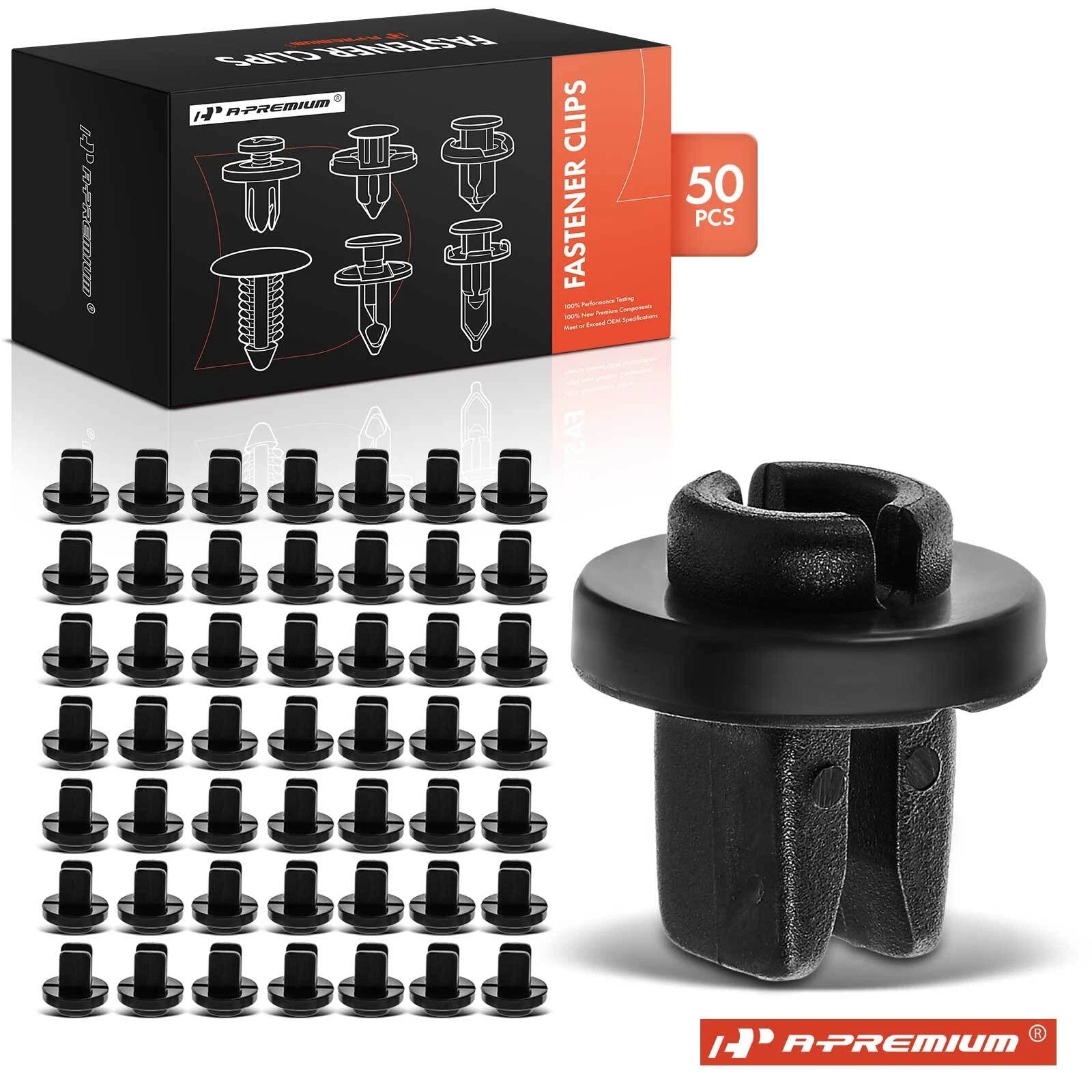 50Pcs Nylon Wheel Well Moulding Screw Grommet for Honda CR-V (1997–2001)