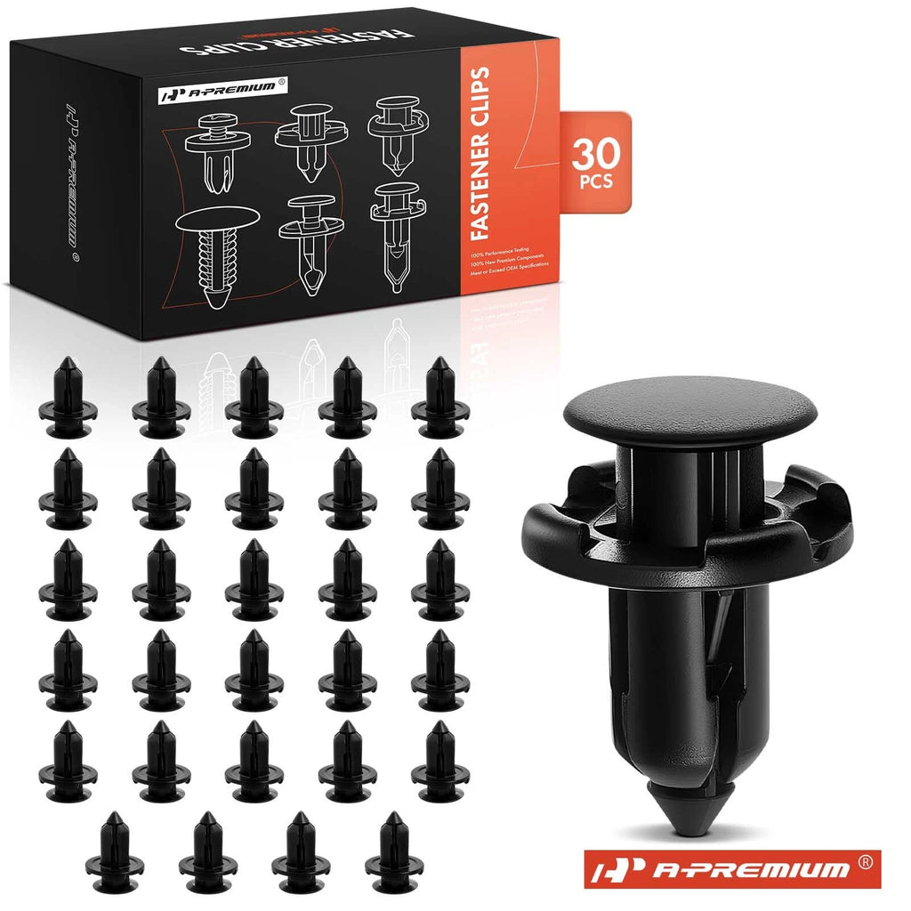 30x Nylon Fender & Bumper Retainer Clips for Honda CR-V 